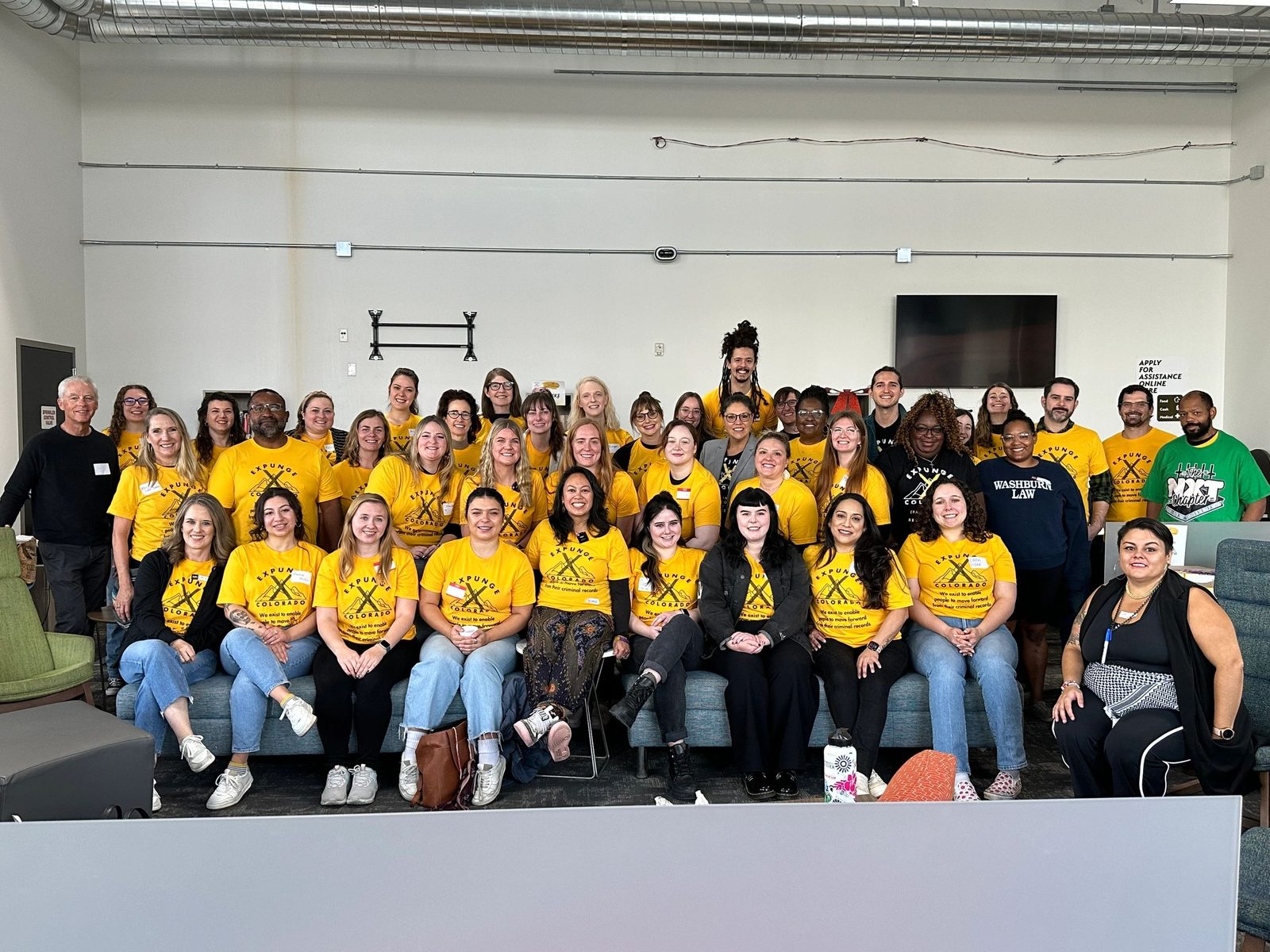 Expunge Colorado volunteers at the 2024 record sealing clinic